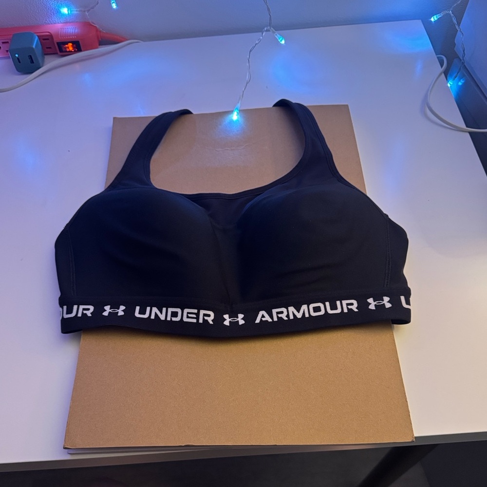 Under Armour Black Racerback Sports Bra